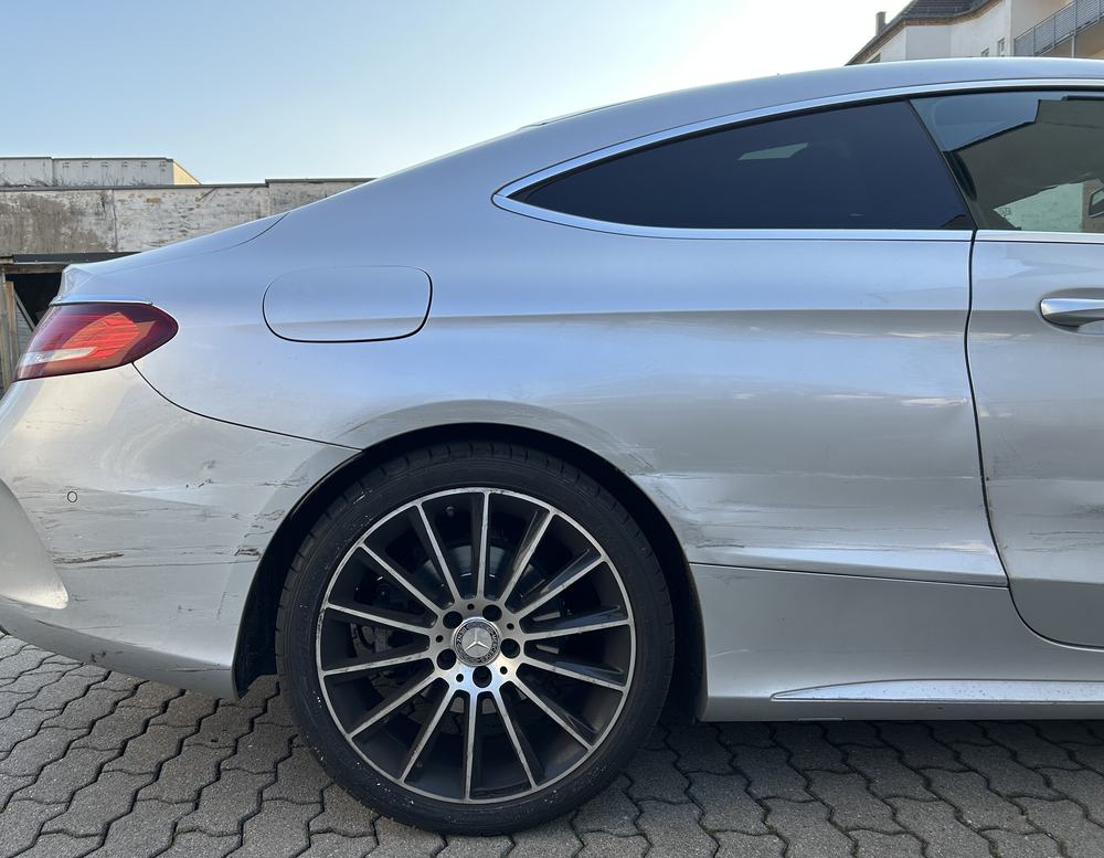 Schadensfall Mercedes C-Klasse, Dresden